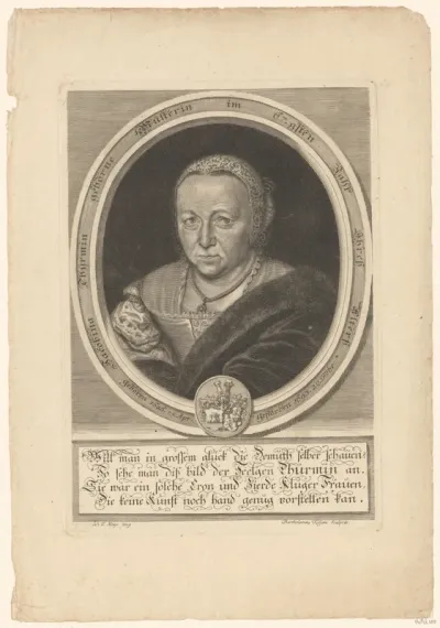 Portret van Jacobina Thurm