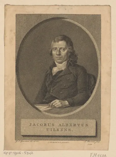 Portret van Jacobus Albertus Uilkens