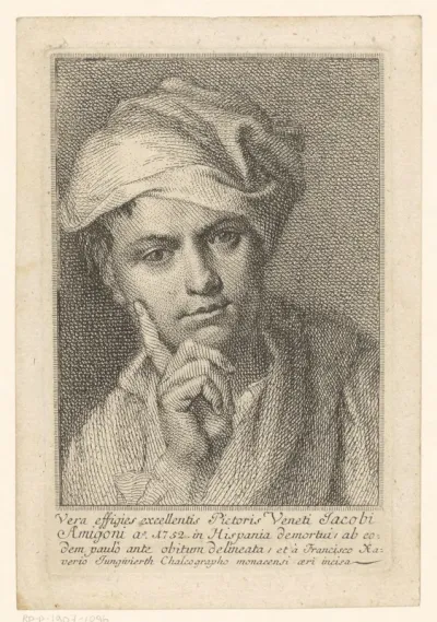 Portret van Jacobus Amigoni