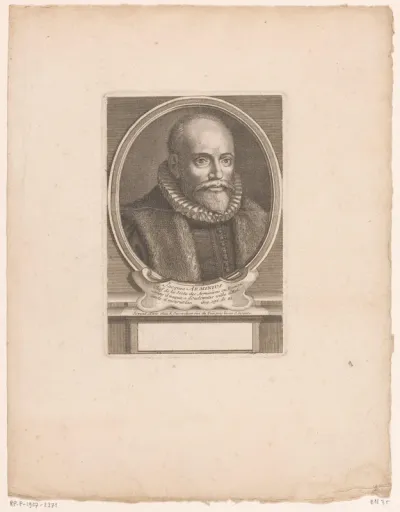 Portret van Jacobus Arminius
