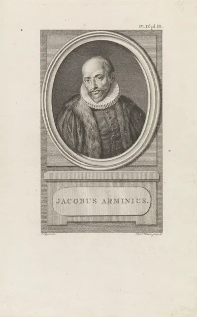 Portret van Jacobus Arminius