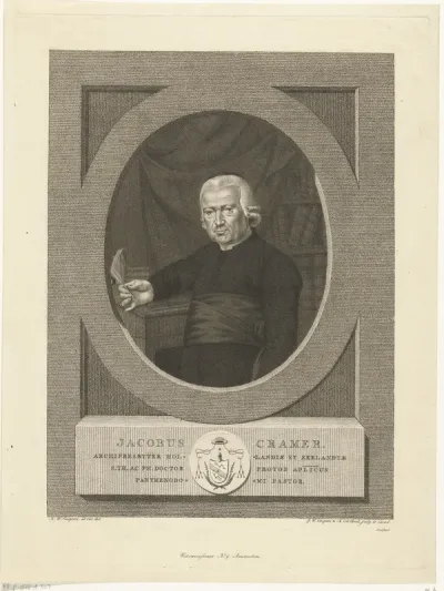 Portret van Jacobus Cramer