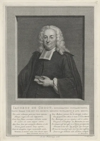 Portret van Jacobus de Groot