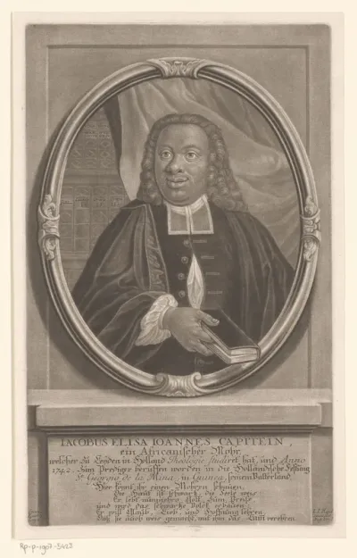 Portret van Jacobus Elisa Johannes Capitein