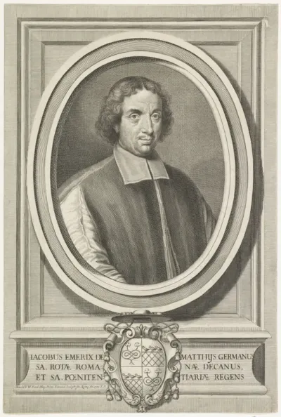 Portret van Jacobus Emerix de Matthijs