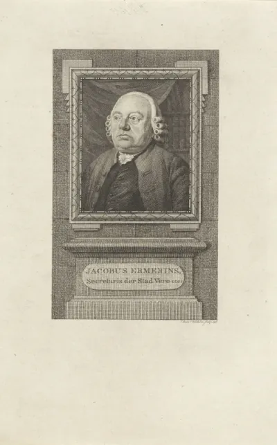 Portret van Jacobus Ermerins