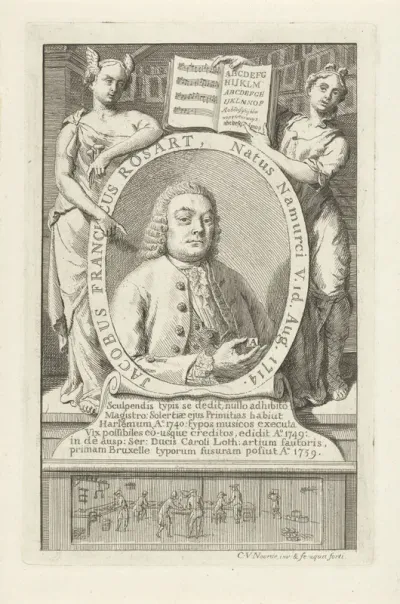 Portret van Jacobus Franciscus Rosart