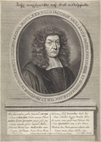 Portret van Jacobus Gaillardus