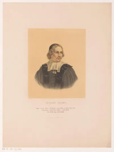 Portret van Jacobus Golius