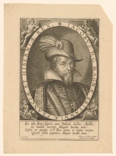 Portret van Jacobus I, koning van Engeland