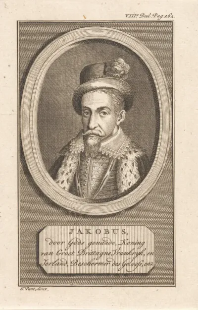 Portret van Jacobus I, koning van Engeland