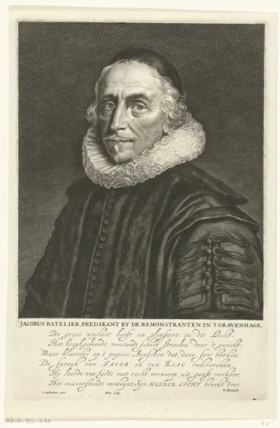 Portret van Jacobus Johannes Batelier