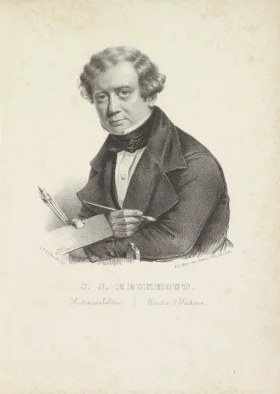 Portret van Jacobus Josephus Eeckhout