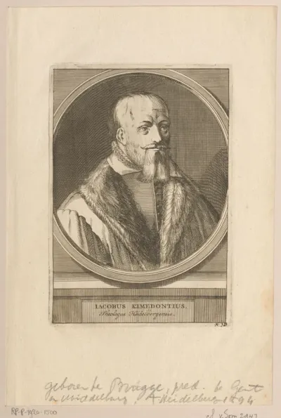 Portret van Jacobus Kimedoncius