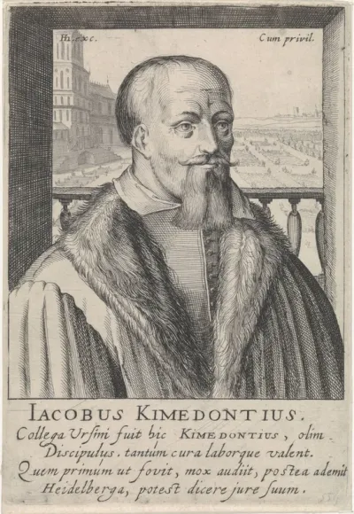 Portret van Jacobus Kimedoncius