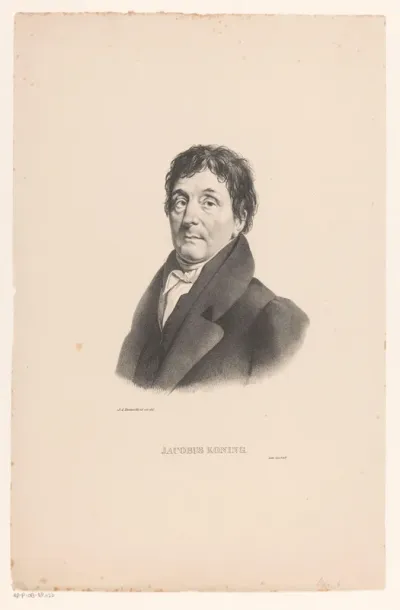 Portret van Jacobus Koning