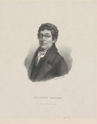 Portret van Jacobus Koning