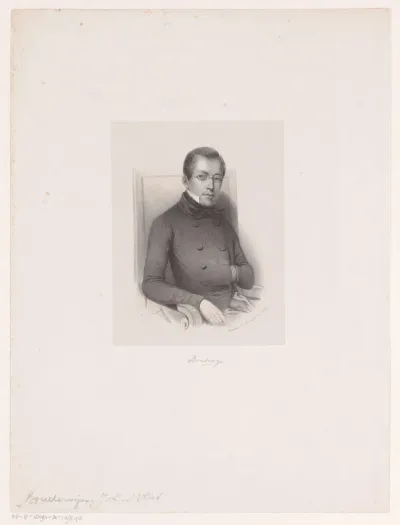 Portret van Jacobus Leunis van der Vliet
