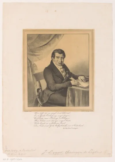 Portret van Jacobus Logger