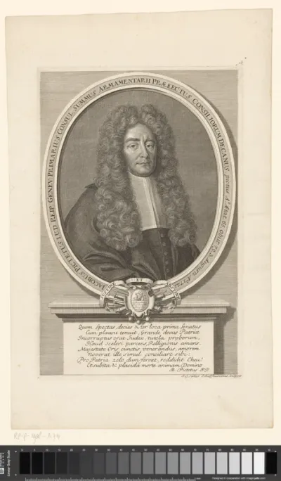 Portret van Jacobus Pictetus