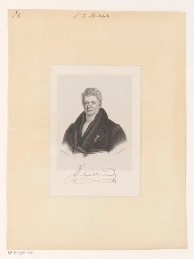 Portret van Jacobus Scheltema