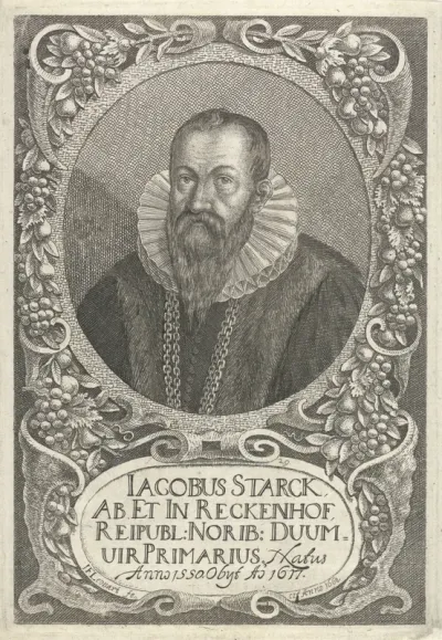 Portret van Jacobus Starck