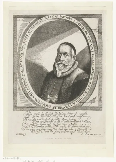 Portret van Jacobus van Miggrode