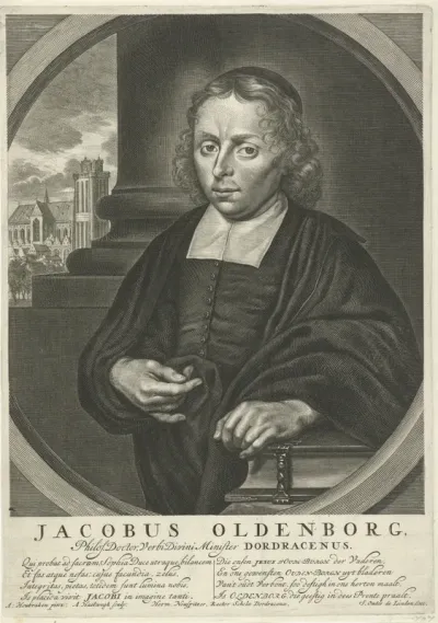 Portret van Jacobus van Oldenburg, predikant