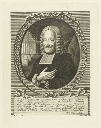 Portret van Jacobus Willemsen op 75-jarige leeftijd