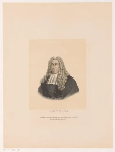Portret van Jacobus Wittichius