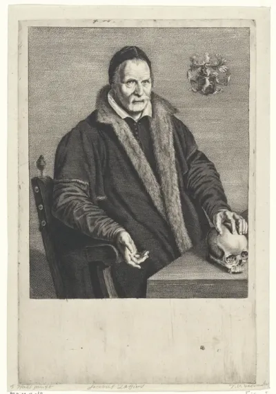Portret van Jacobus Zaffius