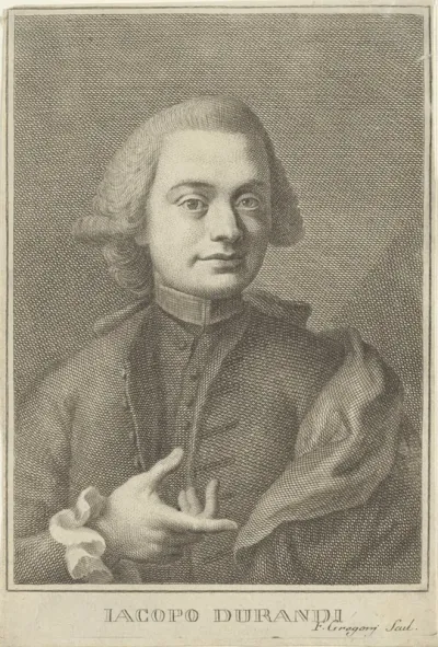 Portret van Jacopo Durandi