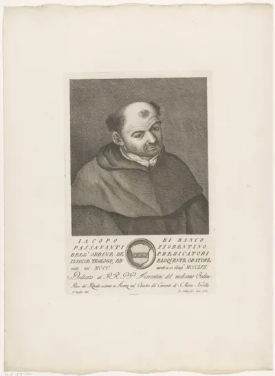 Portret van Jacopo Passavanti
