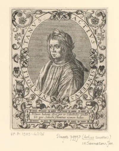 Portret van Jacopo Sannazero