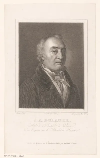 Portret van Jacques-Antoine Dulaure