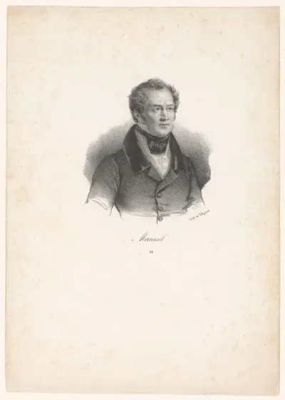 Portret van Jacques-Antoine Manuel
