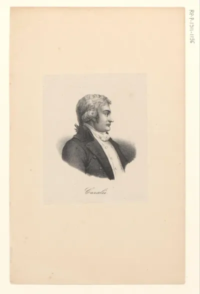 Portret van Jacques Antoine Marie de Cazalès