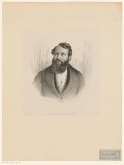Portret van Jacques Collin de Plancy
