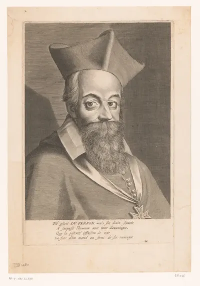 Portret van Jacques Davy Duperron