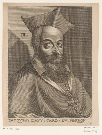 Portret van Jacques Davy Duperron