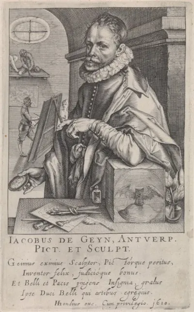 Portret van Jacques de Gheyn