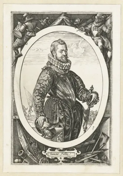 Portret van Jacques de la Faille