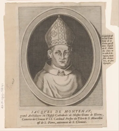Portret van Jacques de Menthonay