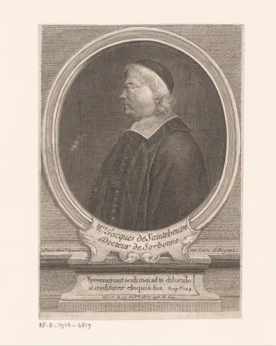 Portret van Jacques de Sainte-Beuve