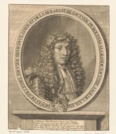 Portret van Jacques de Solleysel op 63-jarige leeftijd