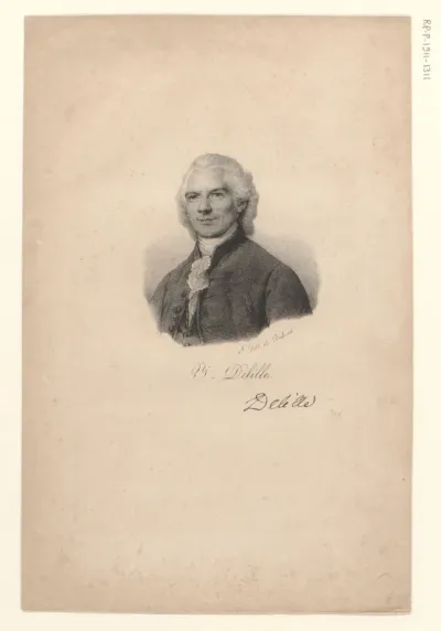 Portret van Jacques Delille