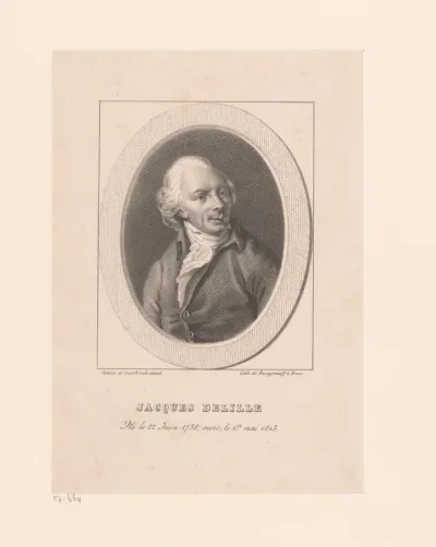 Portret van Jacques Delille