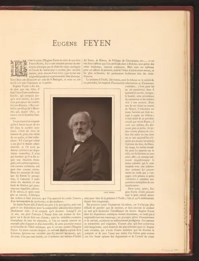 Portret van Jacques-Eugène Feyen