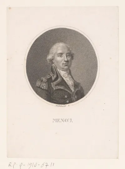 Portret van Jacques-François de Menou, baron van Boussay