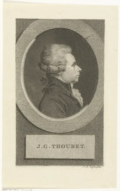 Portret van Jacques Guillaume Thouret